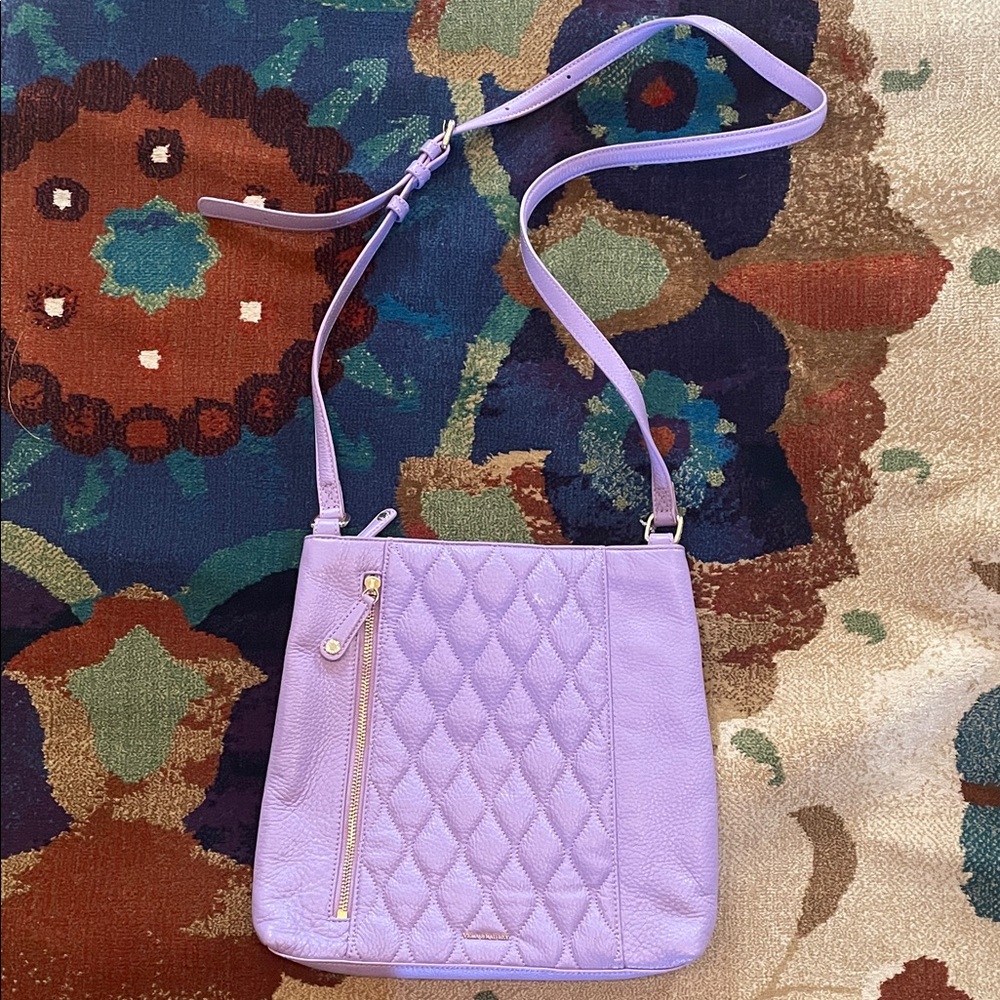 Vera Bradley Lilac Quilted Crossbody Bag